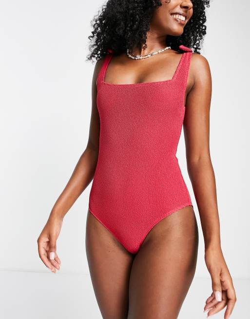 & Other Stories swimsuit in hot pink | ASOS