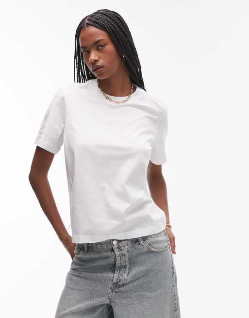 & Other Stories - T-shirt a maniche corte comoda bianca