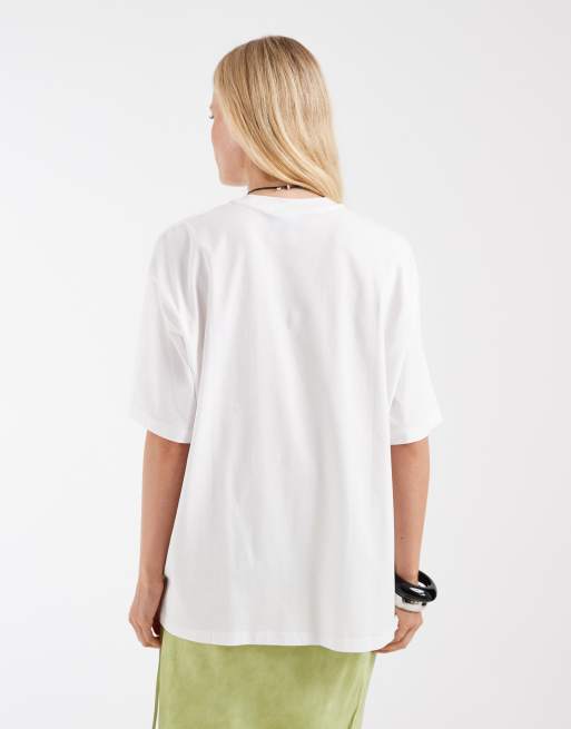 & Other Stories - T-shirt boyfriend oversize bianca, 2 di 4