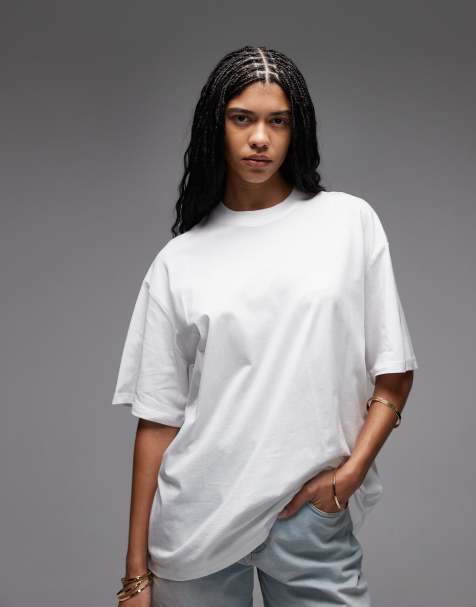 & Other Stories - T-shirt boyfriend oversize - Blanc - view 1