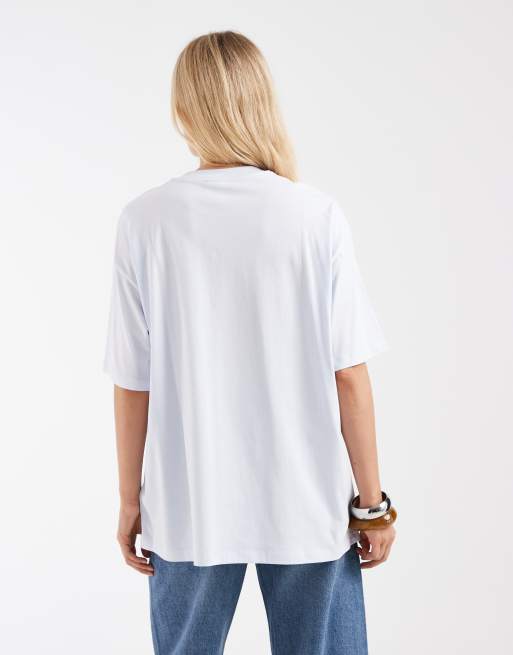 & Other Stories - T-shirt boyfriend oversize - Bleu clair, 4 de 4