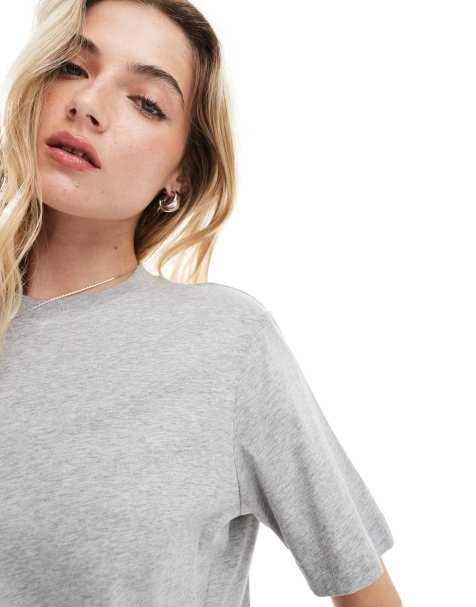 & Other Stories - T-shirt décontracté à manches courtes - Gris - view 1