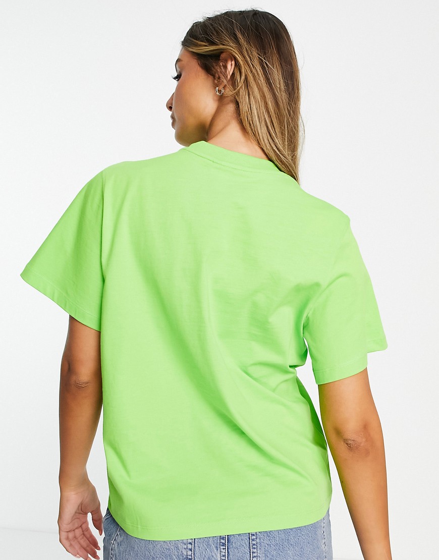 T-shirt in cotone verde - LGREEN -  Other Stories T-shirt donna  - immagine3