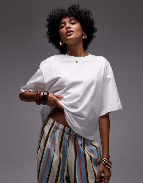 & Other Stories - T-shirt oversize coupe carrée - Blanc - view 1