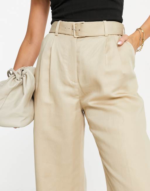 everyone belted easy pants BEIGE M 【公式通販】
