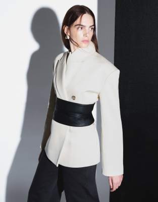 & Other Stories Tailored Blazer In Black