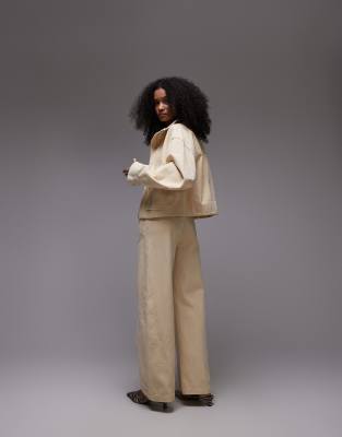 Shop & Other Stories Tailored Relaxed Straight Fit Pants In Yellow