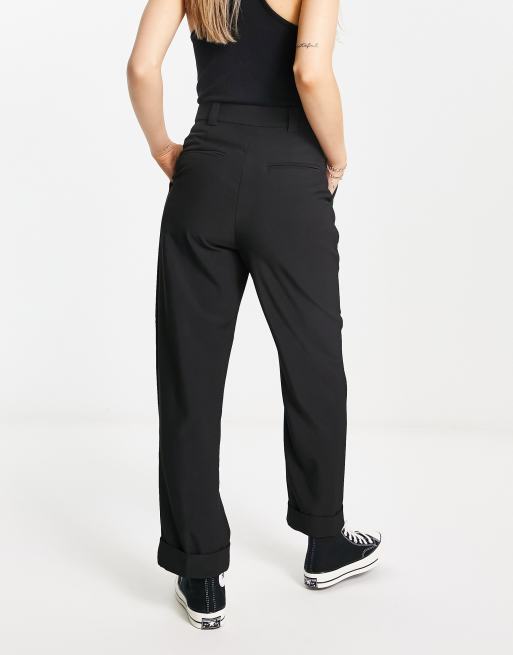 Dickies elizaville straight fit trousers in black