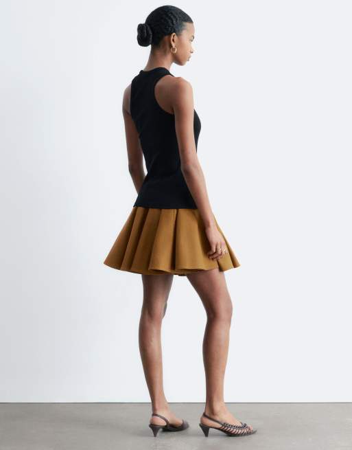 & Other Stories - Tanktop met racerhals in zwart, 2 van 4