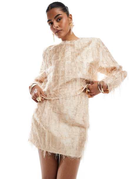 & Other Stories texture long sleeve top and skirt - view 1