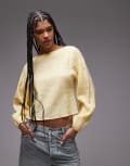 [Other Stories] & Other Stories textured blouse in butter yellow S Butter yellow