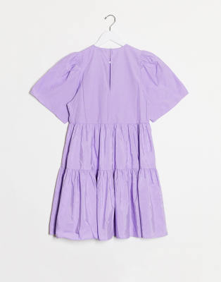 casual lilac dress