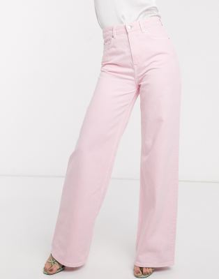 pastel pink jeans