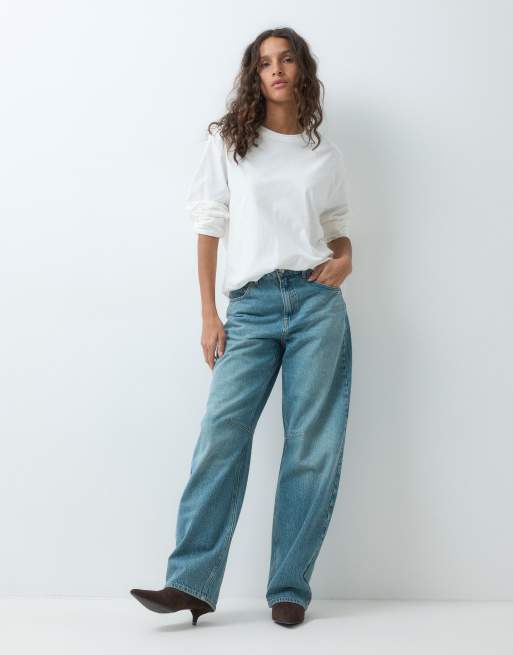& Other Stories top a maniche lunghe in puro cotone bianco, 5 di 5