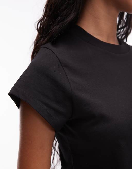 & Other Stories - Top ajusté en jersey à manches raglan - Noir, 3 de 4