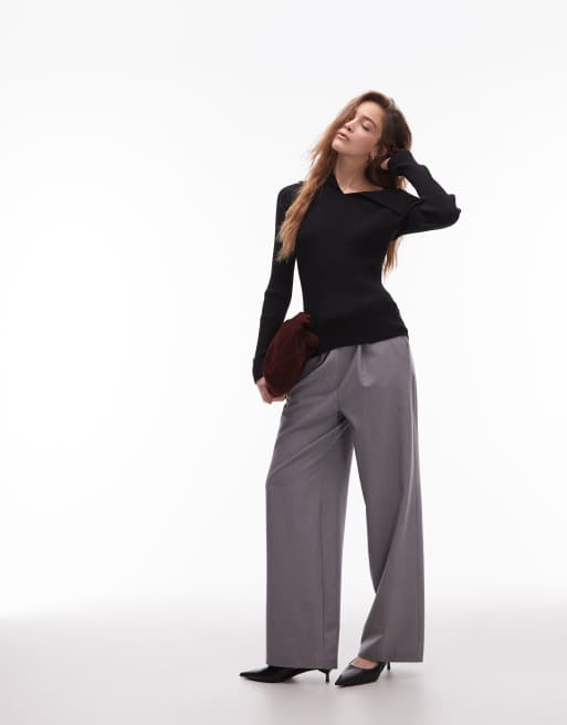 & Other Stories - Top en maille avec col asymétrique et épaule dénudée, 2 de 4