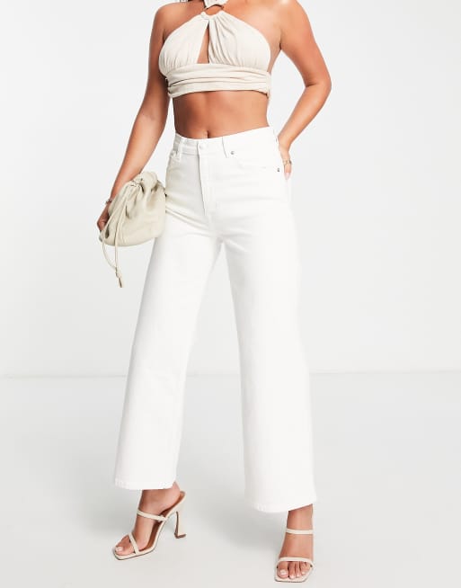 White crop clearance jeans uk