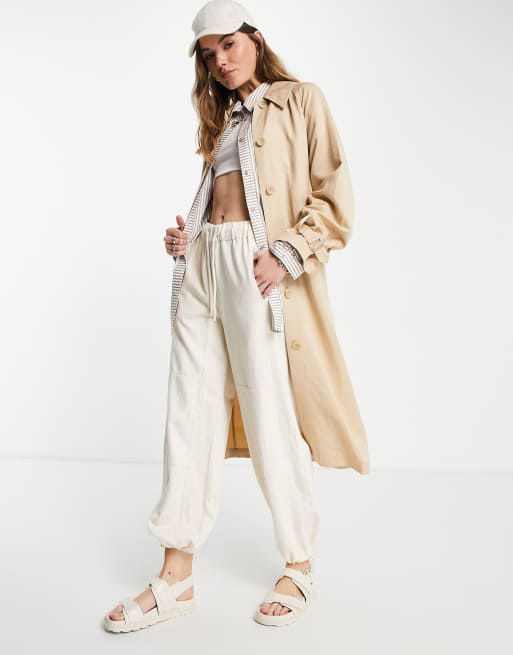 & Other Stories - Trench-coat à manches ballon - Beige, 4 de 4