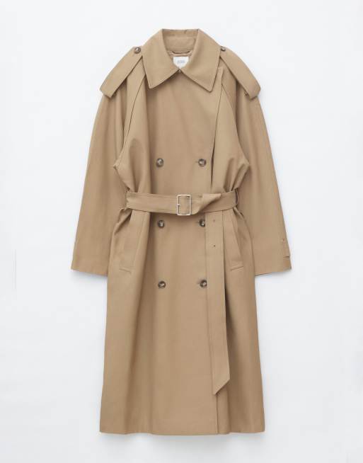 & Other Stories trench-coat croisé ceinturé beige, 5 de 5