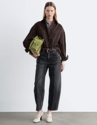 & Other Stories Tulip Balloon Fit Jeans In Blue