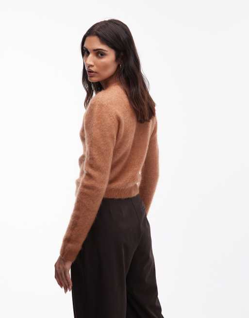 & Other Stories - Vest van mohair en wol in beige, 2 van 4