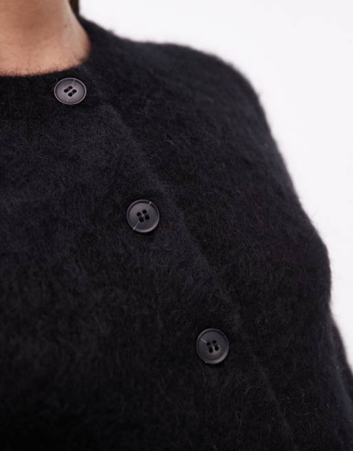 & Other Stories - Vest van mohair en wol in zwart, 3 van 4