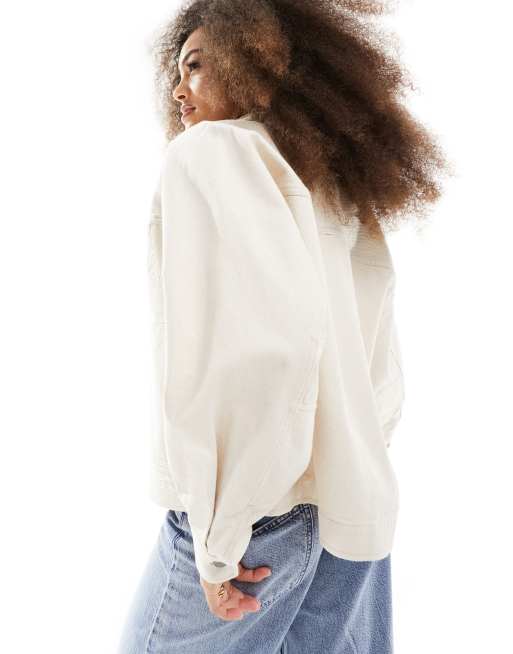 & Other Stories - Veste surchemise - Naturel, 4 de 4