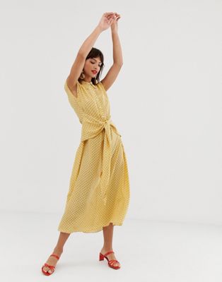 & other stories yellow dress