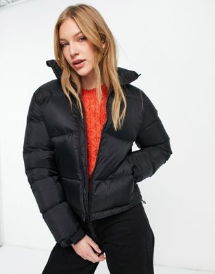 & Other Stories down padded jacket in black - BLACK - ASOS Price Checker