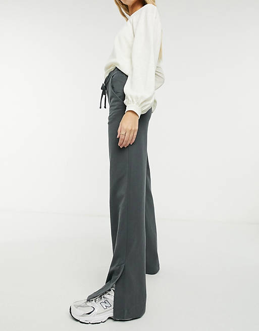 Women & Other Stories wide leg trousers in black 