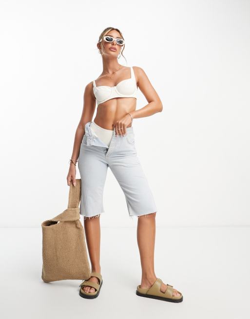 & Other Stories wired bikini top in off white, 4 of 4