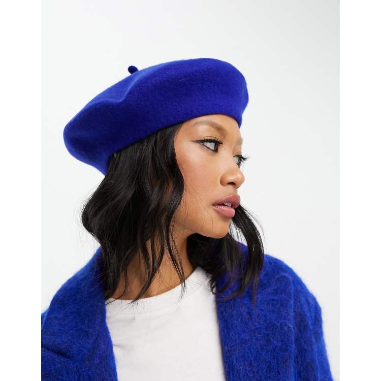  Other Stories wool beret in blue