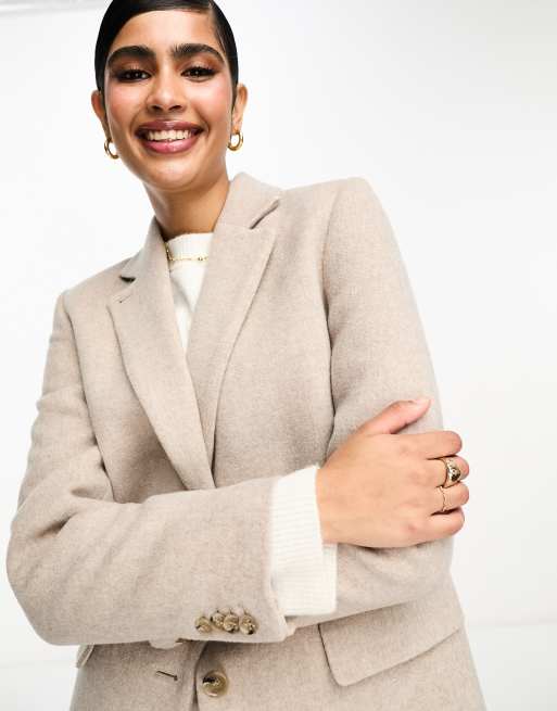  Other Stories wool blazer in beige