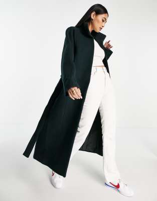 black womens wool coat