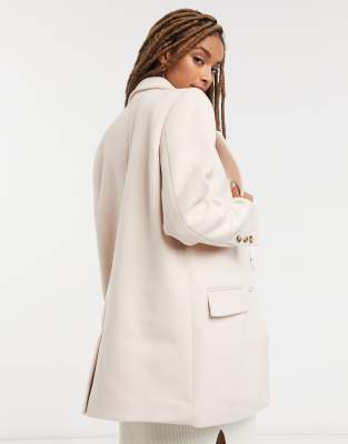 tan wool blend coat