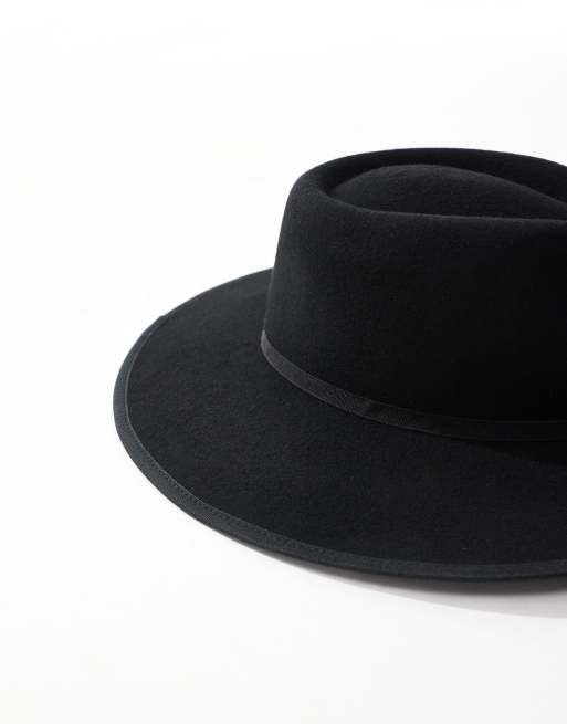 & Other Stories wool blend fedora hat in black | ASOS display picture 2