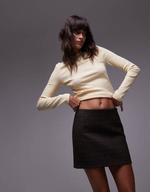 ANDMARY Holly mini skirt brown s AND MARY Holly mini skirt