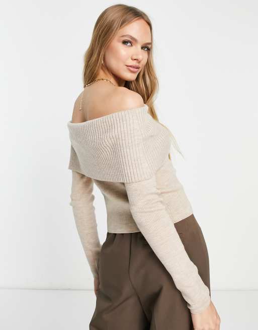 Shoulderless jumper hotsell