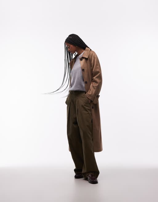 & Other Stories wool blend oversized jumper in grey melange, 3 of 4