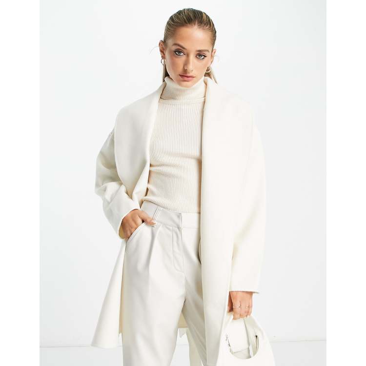 Off white outlet long wool coat