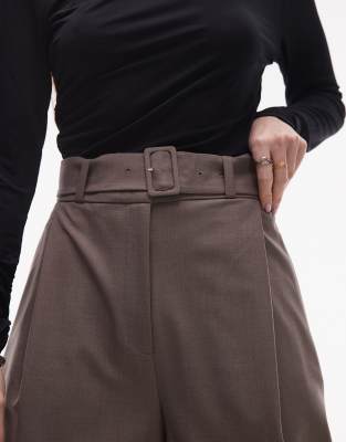 & OTHER STORIES WOOL BLEND TAILORED PANTS WITH BARREL LEG 