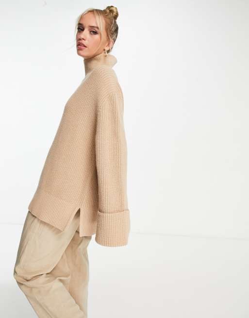 Beige on sale wool jumper