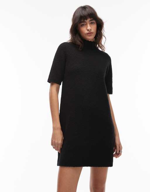black batwing mini dress The Dark Short Batwing Dress