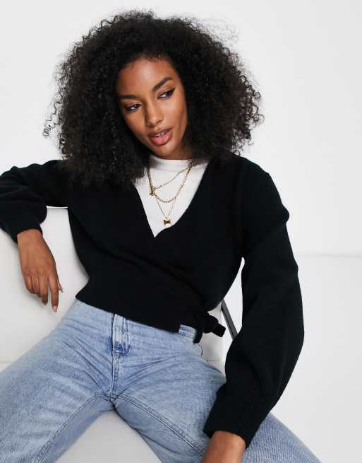 Black hotsell boyfriend sweater