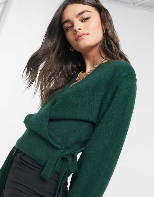 Other stories hot sale green cardigan