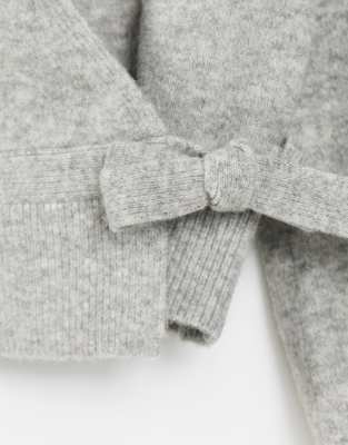 other stories grey cardigan