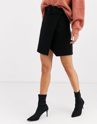 belt mini skirt