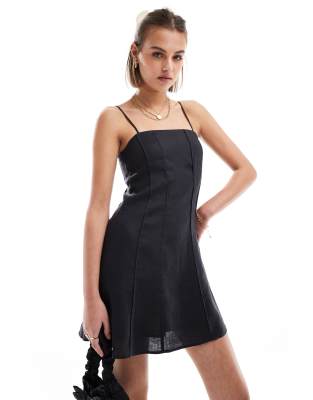 ohyeahlady Plus size mini-jurk, kokerjurk, netjurk, korte