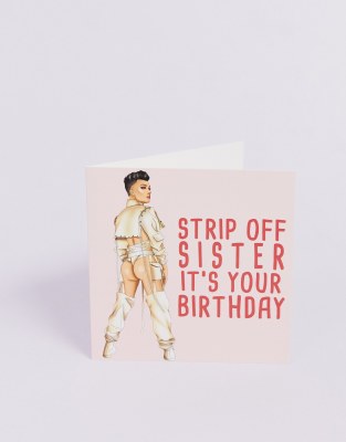 фото Открытка на день рождения wactt strip off it's your birthday-мульти central 23