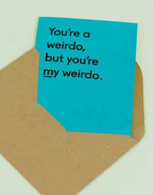 фото Открытка ohh deer you're my weirdo-мульти